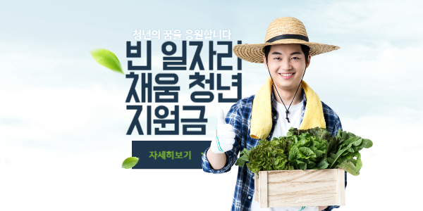 일자리 채움 청년지원금